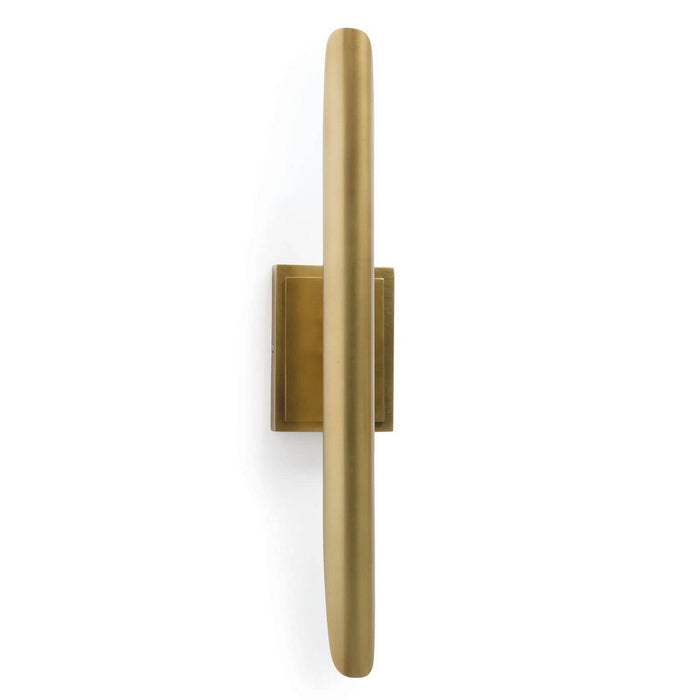 Regina Andrew 15-1045NB Two Light Wall Sconce, Natural Brass