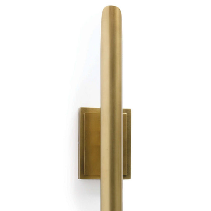 Regina Andrew 15-1045NB Two Light Wall Sconce, Natural Brass