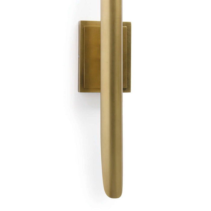 Regina Andrew 15-1045NB Two Light Wall Sconce, Natural Brass