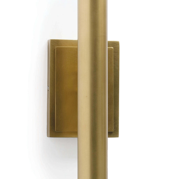 Regina Andrew 15-1045NB Two Light Wall Sconce, Natural Brass