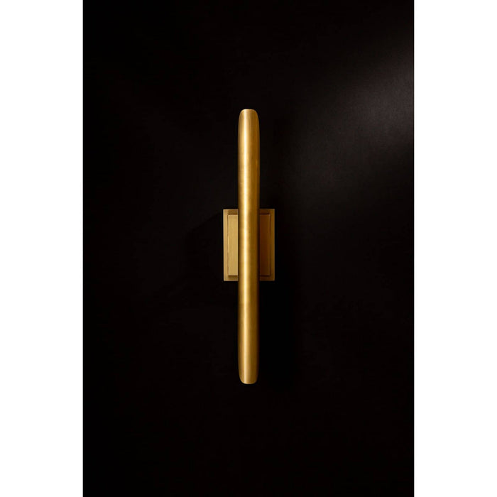 Regina Andrew 15-1045NB Two Light Wall Sconce, Natural Brass