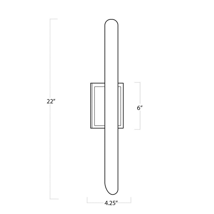 Regina Andrew 15-1045PN Two Light Wall Sconce, Polished Nickel
