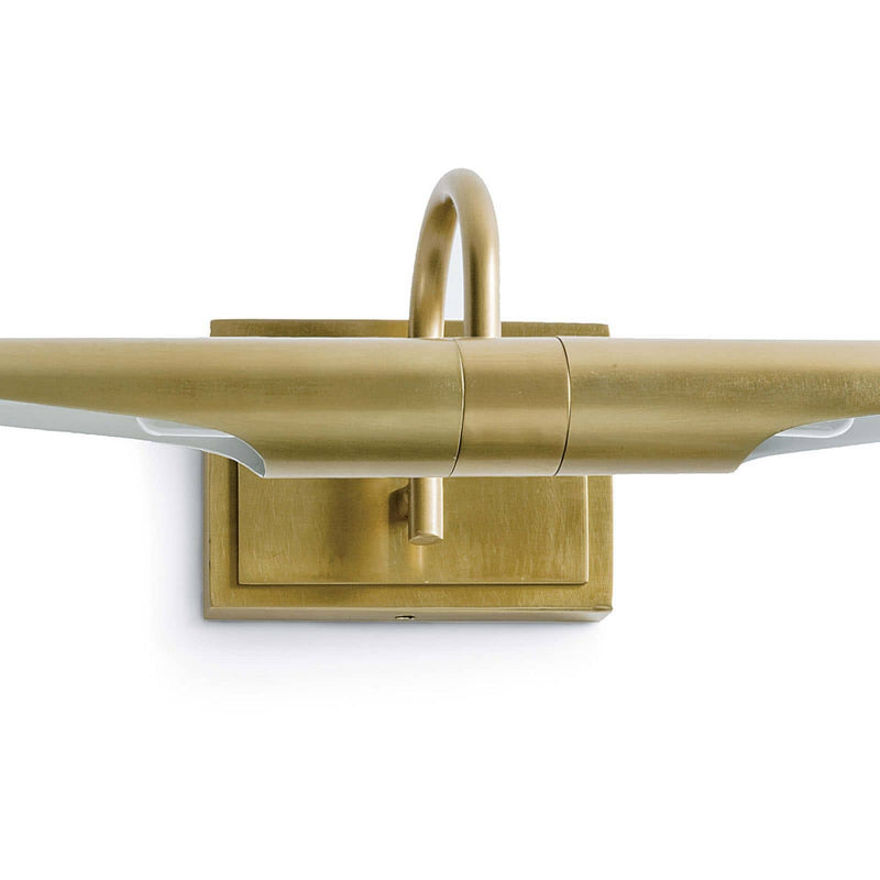 Regina Andrew 15-1047NB Two Light Wall Sconce, Natural Brass