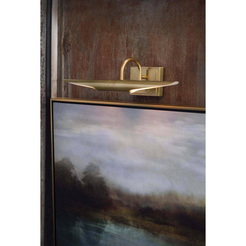 Regina Andrew 15-1047NB Two Light Wall Sconce, Natural Brass