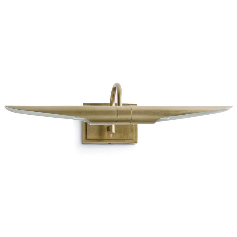 Regina Andrew 15-1047NB Two Light Wall Sconce, Natural Brass