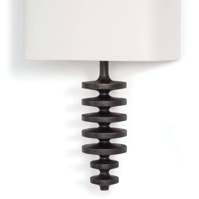 Regina Andrew 15-1051EB One Light Wall Sconce, Ebony