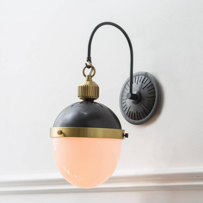 Regina Andrew 15-1056BBNB One Light Wall Sconce, Blackened Brass