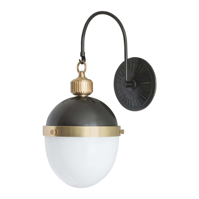 Regina Andrew 15-1056BBNB One Light Wall Sconce, Blackened Brass