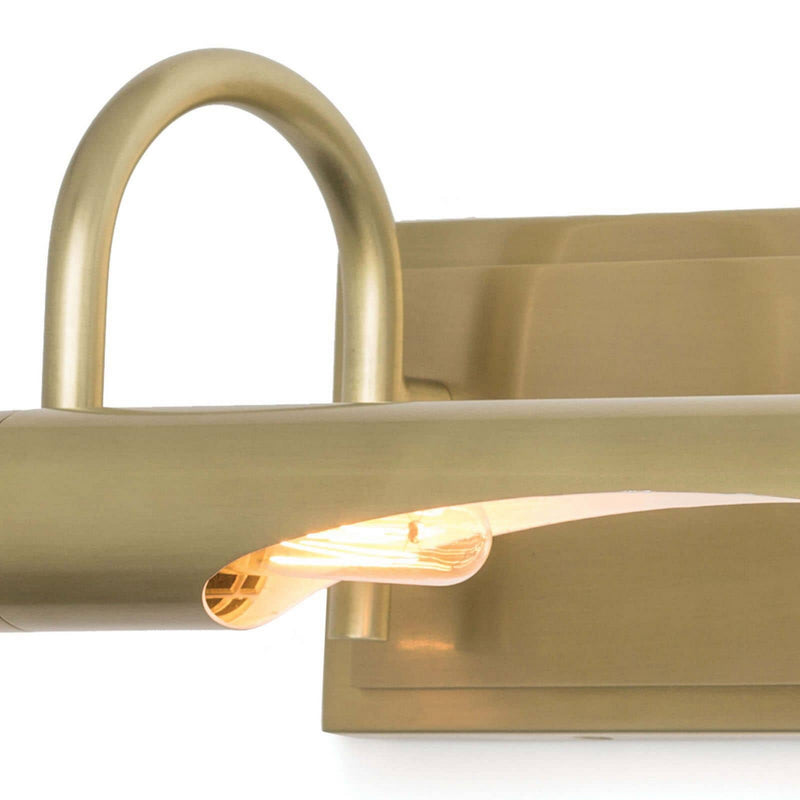 Regina Andrew 15-1057NB Four Light Wall Sconce, Natural Brass
