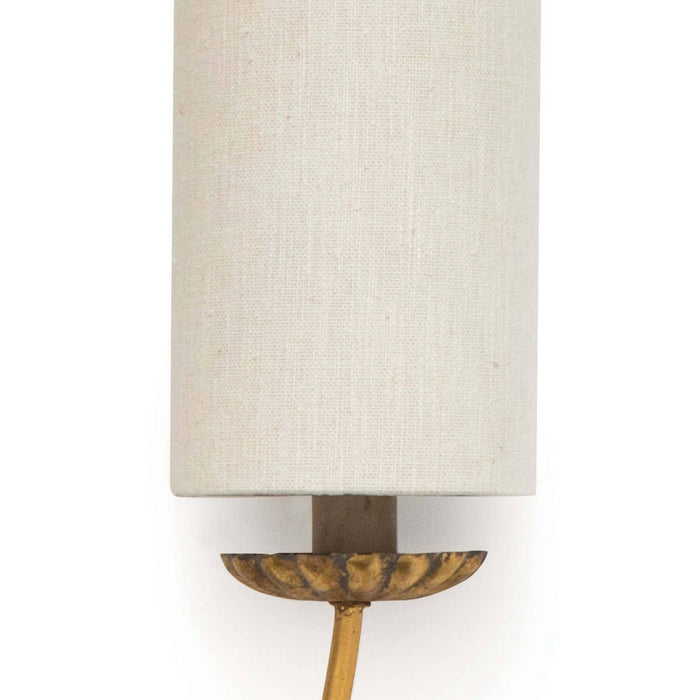 Regina Andrew 15-1064 Two Light Wall Sconce, Antique Gold