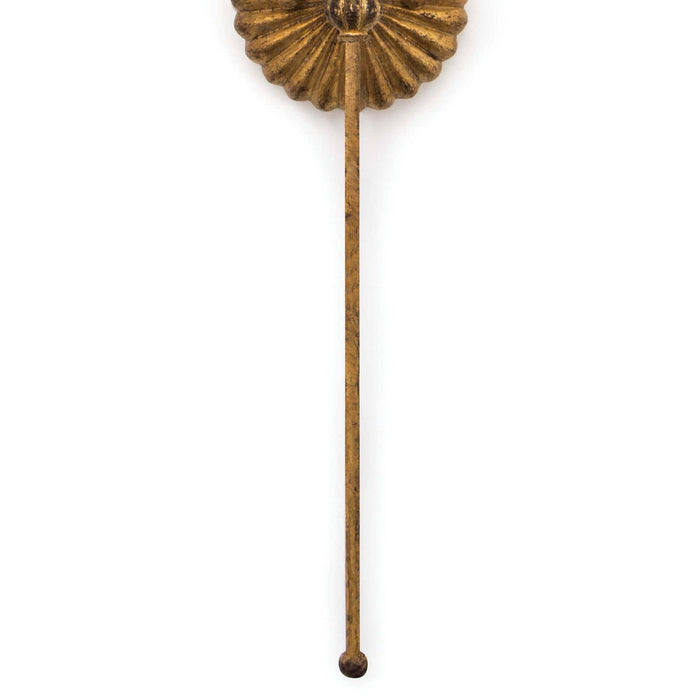 Regina Andrew 15-1073 One Light Wall Sconce, Antique Gold Leaf
