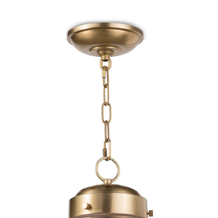 Regina Andrew 16-1004NB Three Light Pendant, Natural Brass
