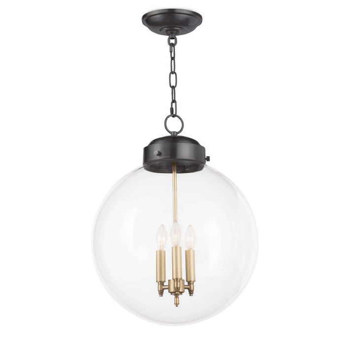 Regina Andrew 16-1004ORBNB Three Light Pendant, Oil Rubbed Bronze