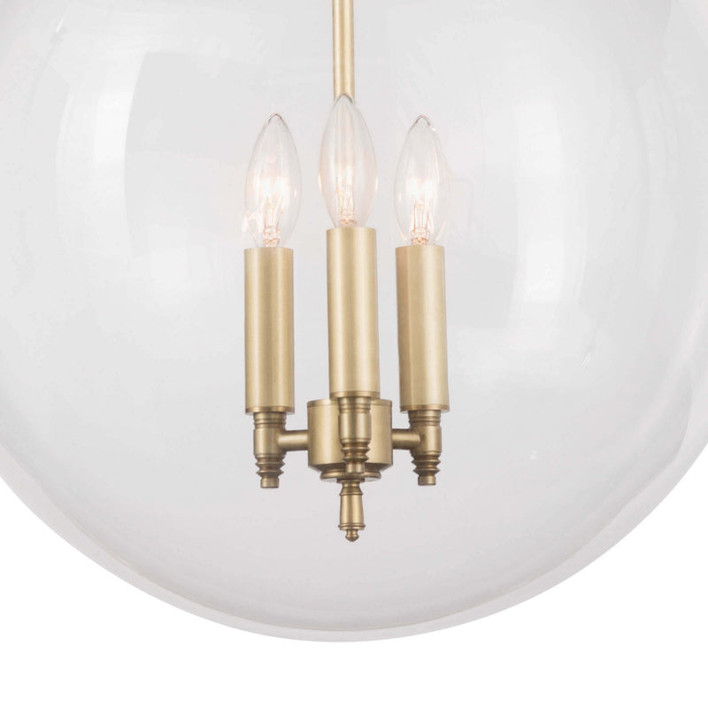 Regina Andrew 16-1004ORBNB Three Light Pendant, Oil Rubbed Bronze
