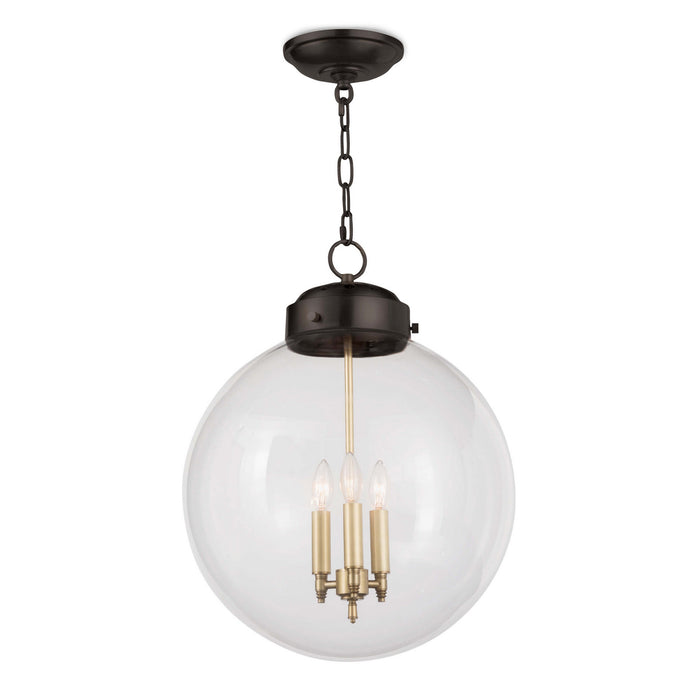 Regina Andrew 16-1004ORBNB Three Light Pendant, Oil Rubbed Bronze
