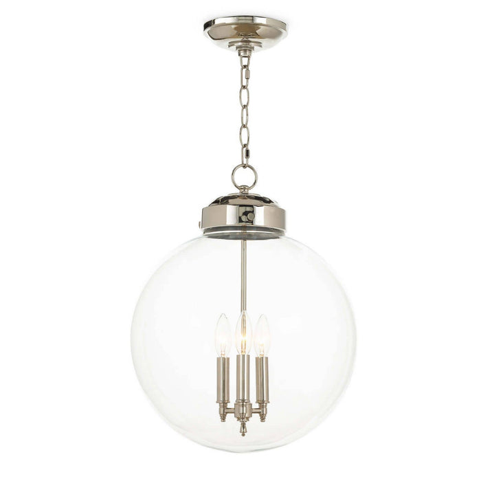 Regina Andrew 16-1004PN Three Light Pendant, Polished Nickel
