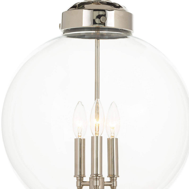 Regina Andrew 16-1004PN Three Light Pendant, Polished Nickel
