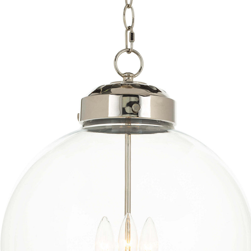 Regina Andrew 16-1004PN Three Light Pendant, Polished Nickel