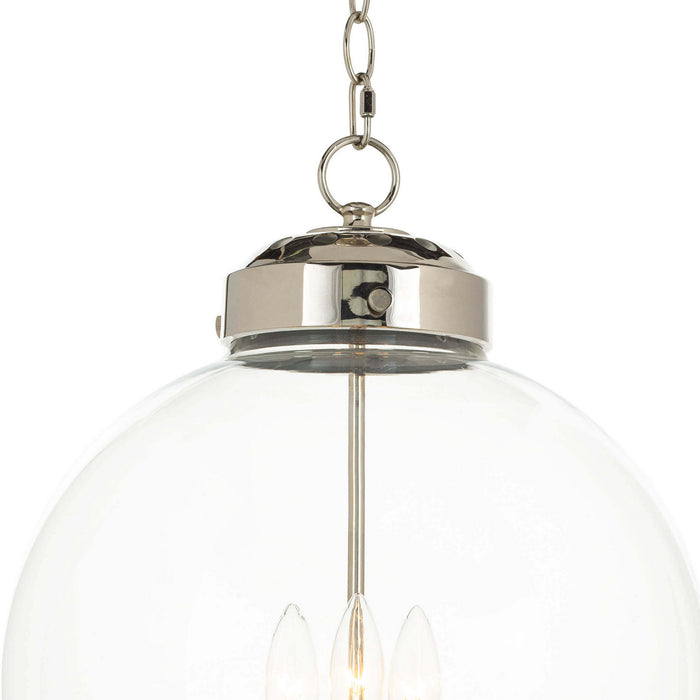 Regina Andrew 16-1004PN Three Light Pendant, Polished Nickel