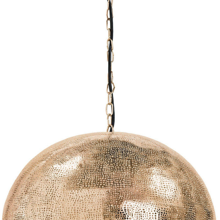 Regina Andrew 16-1016NB Five Light Pendant, Natural Brass