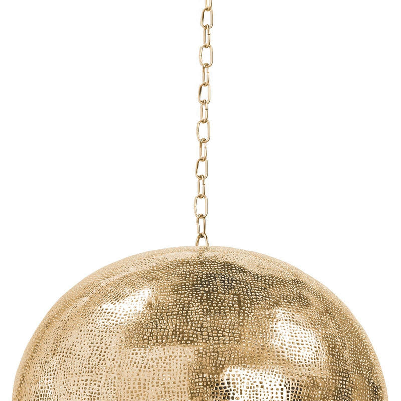 Regina Andrew 16-1016NB Five Light Pendant, Natural Brass