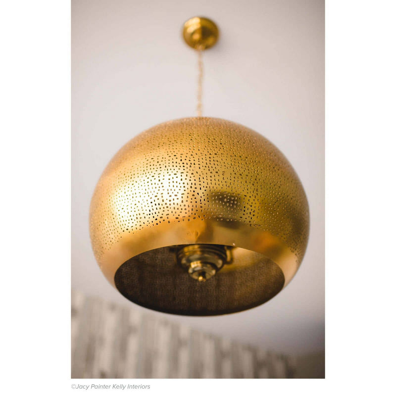 Regina Andrew 16-1016NB Five Light Pendant, Natural Brass
