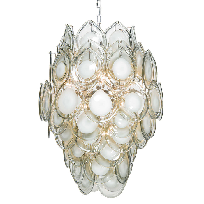 Regina Andrew 16-1037GRY Eight Light Chandelier, Grey