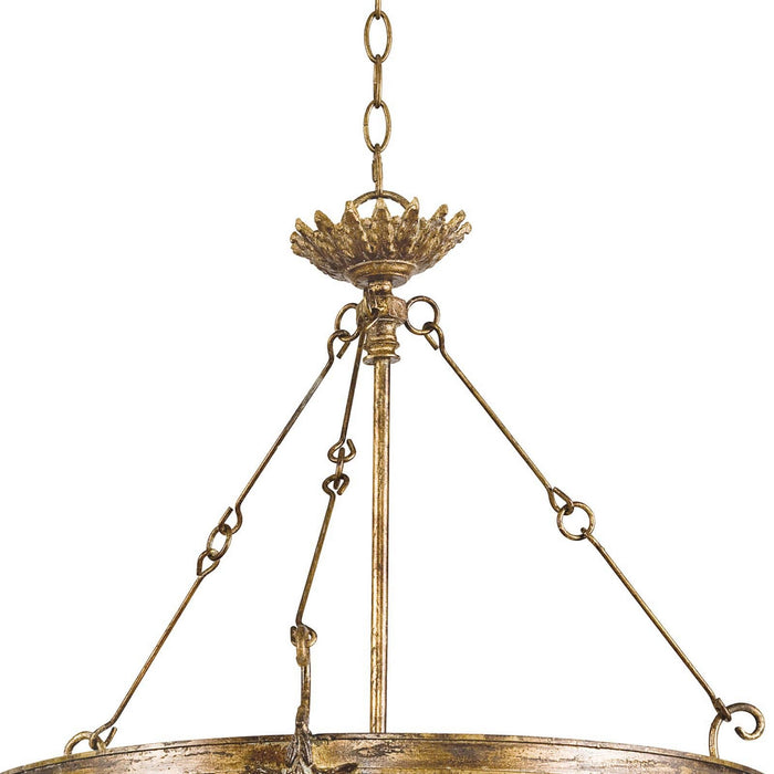 Regina Andrew 16-1082 Three Light Chandelier, Black