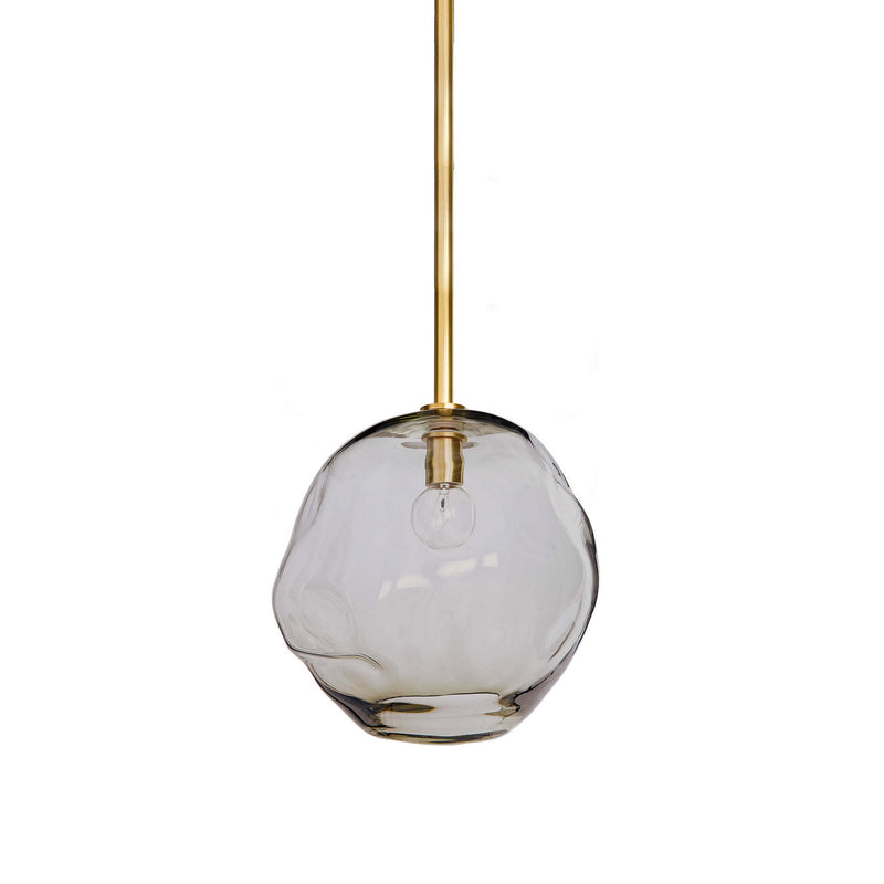 Regina Andrew 16-1088NB One Light Pendant, Natural Brass
