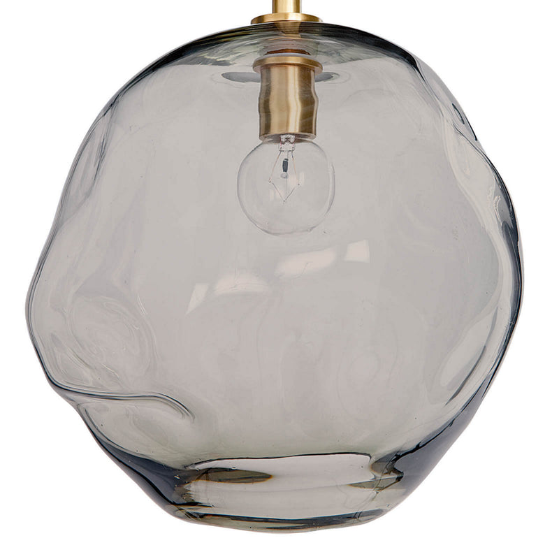 Regina Andrew 16-1088NB One Light Pendant, Natural Brass