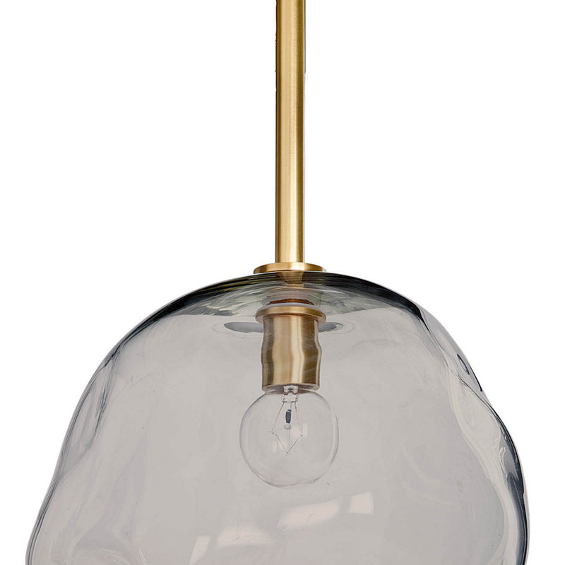 Regina Andrew 16-1088NB One Light Pendant, Natural Brass