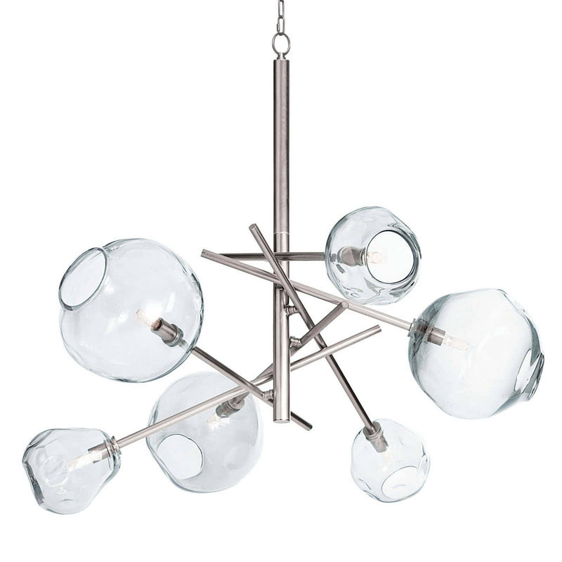 Regina Andrew 16-1089PN Six Light Chandelier, Polished Nickel