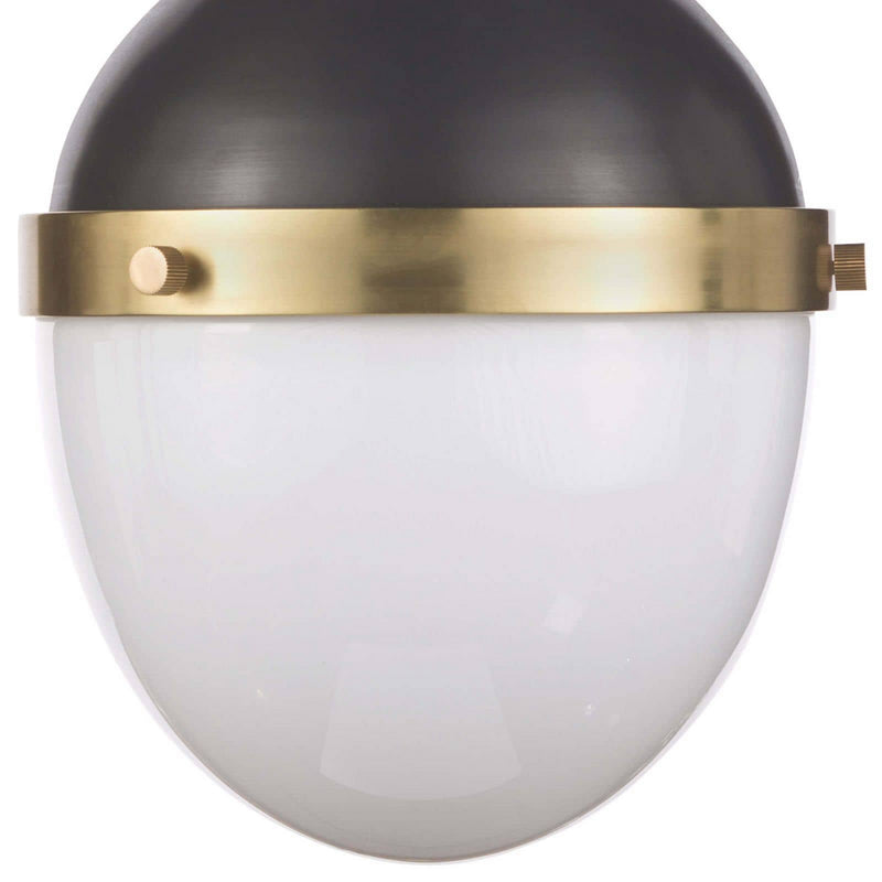 Regina Andrew 16-1117BBNB One Light Pendant, Blackened Steel
