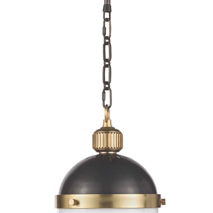Regina Andrew 16-1117BBNB One Light Pendant, Blackened Steel