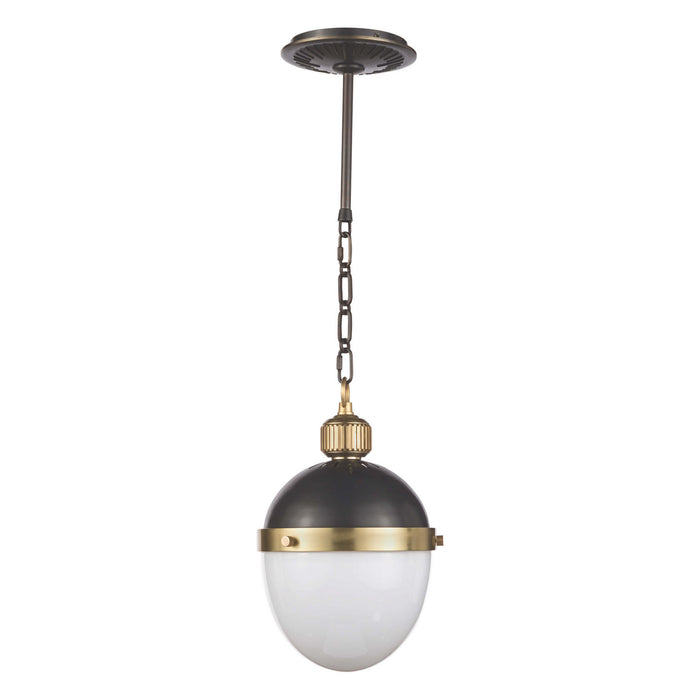 Regina Andrew 16-1117BBNB One Light Pendant, Blackened Steel