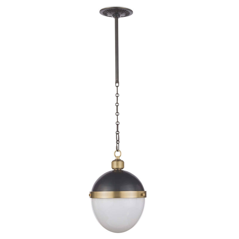 Regina Andrew 16-1118BBNB One Light Pendant, Blackened Brass
