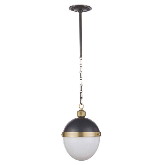 Regina Andrew 16-1118BBNB One Light Pendant, Blackened Brass
