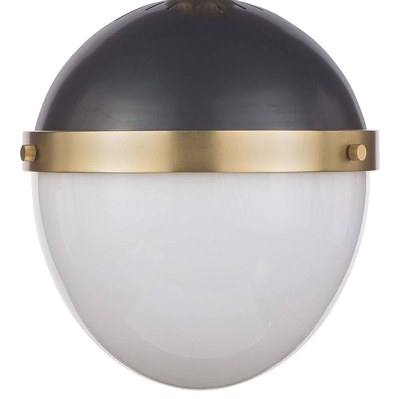 Regina Andrew 16-1118BBNB One Light Pendant, Blackened Brass