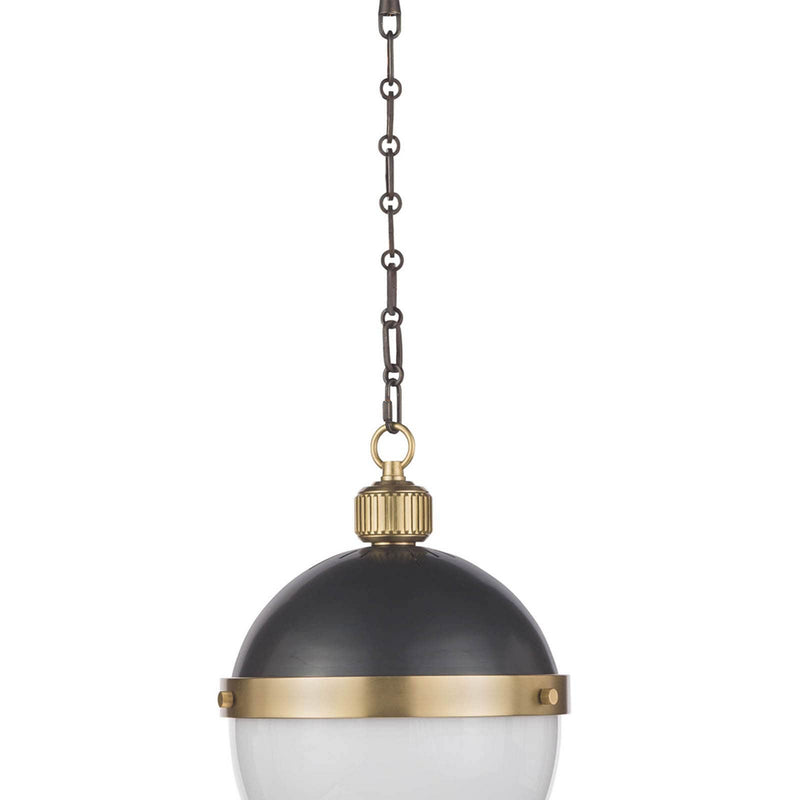 Regina Andrew 16-1118BBNB One Light Pendant, Blackened Brass