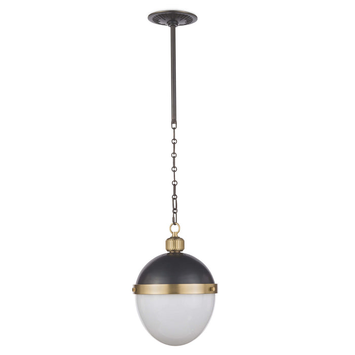 Regina Andrew 16-1118BBNB One Light Pendant, Blackened Brass