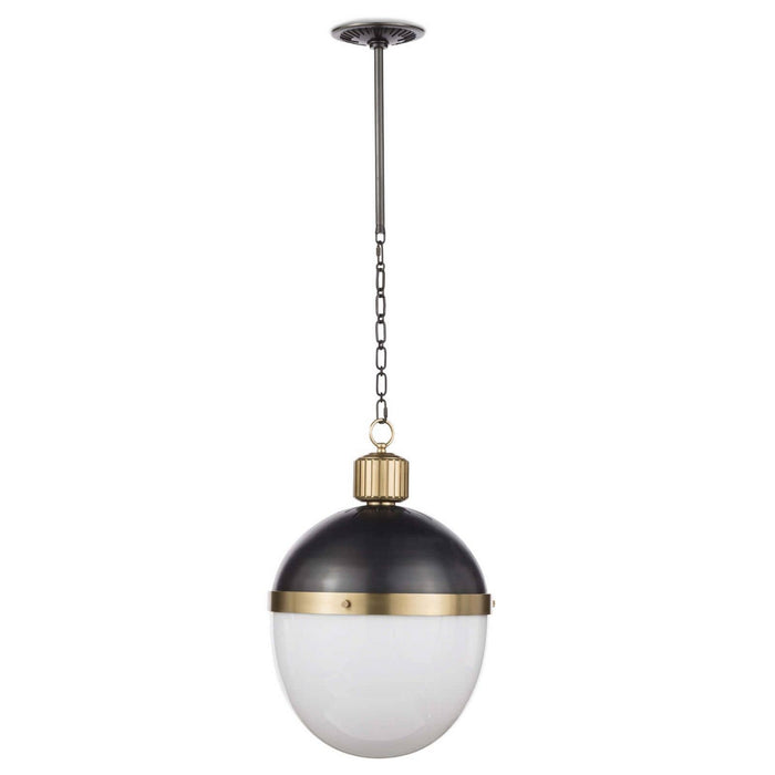Regina Andrew 16-1119BBNB One Light Pendant, Blackened Brass