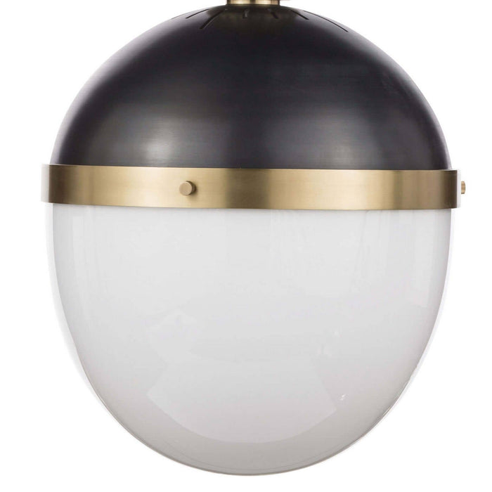 Regina Andrew 16-1119BBNB One Light Pendant, Blackened Brass