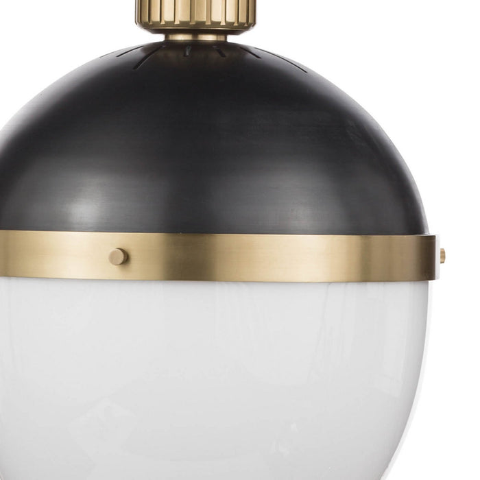 Regina Andrew 16-1119BBNB One Light Pendant, Blackened Brass