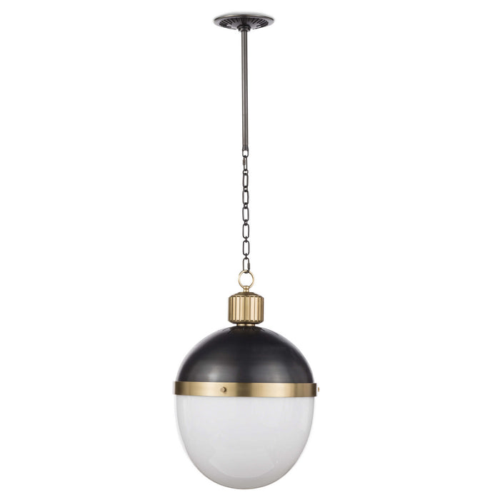 Regina Andrew 16-1119BBNB One Light Pendant, Blackened Brass