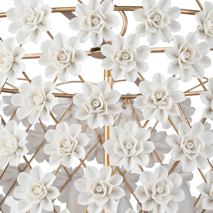 Regina Andrew 16-1130 Four Light Chandelier, Gold Leaf