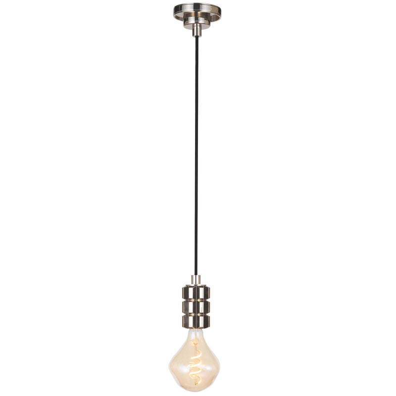 Regina Andrew 16-1157PN One Light Pendant, Polished Nickel