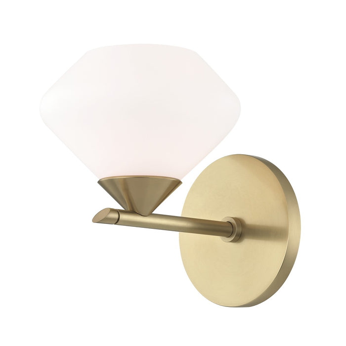 Mitzi H136301-AGB One Light Bath and Vanity, Aged Brass