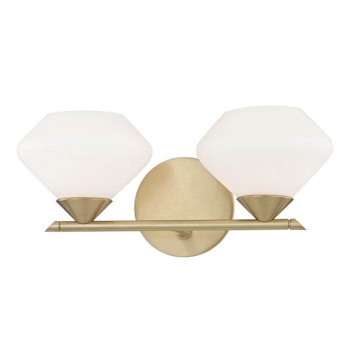 Mitzi H136302-AGB Two Light Bath and Vanity, Aged Brass
