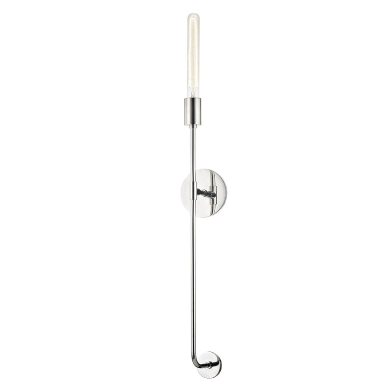 Mitzi H185101-PN One Light Wall Sconce, Polished Nickel