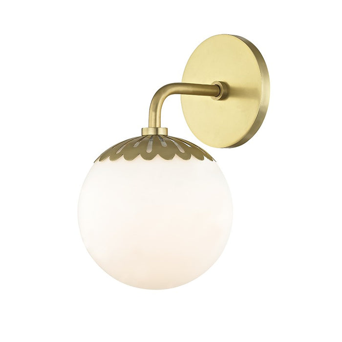Mitzi H193301-AGB One Light Bath and Vanity, Aged Brass